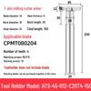 CNC T-Slot Milling Cutter with HTS Three-Sided Blade, Shank Thickness: 6, 8, 10, 12 Mm