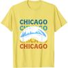 Chicago Cloud Gate Sculpture Vintage Retro Travel Souvenir T-Shirt