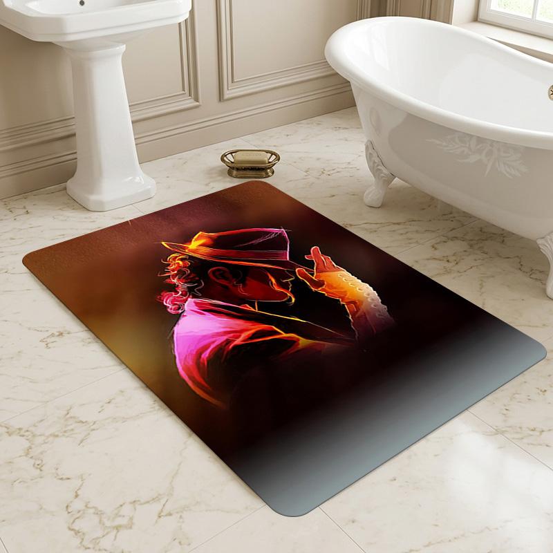 Michael Jackson Dangerous Living Room Nonslip Area Rug Soft Carpet For Bedroom Gameoom Playroom Sofa Office Home Decor Doormat