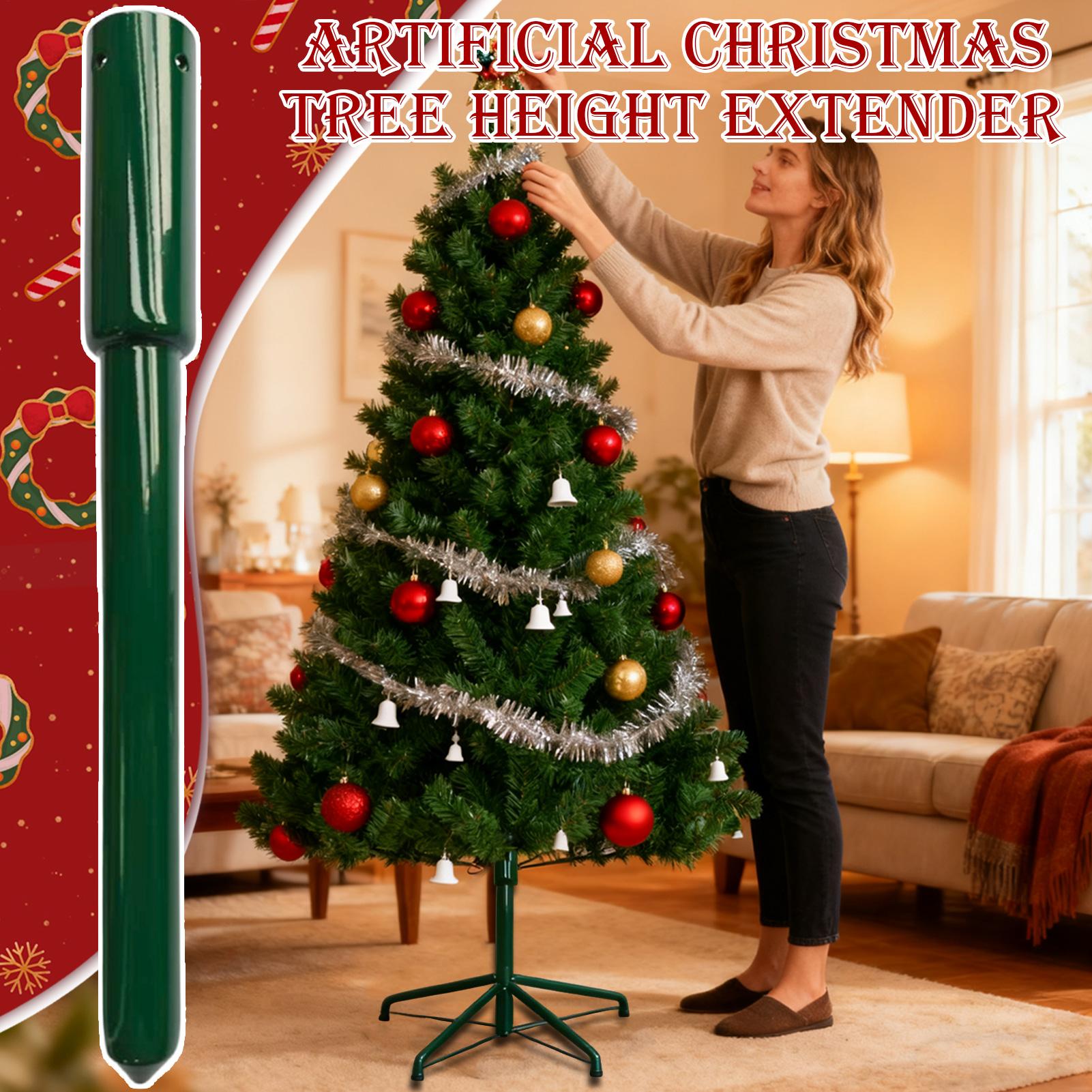 

Christmas Tree Riser Artificial Base with 3 Fixing Screws Fits 0.5-1.25 Inch Tree Poles Riser for Indoor Living Room Bedroom Others