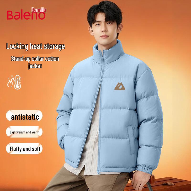 

Baleno Men s Stand-Collar Padded Winter Jacket M