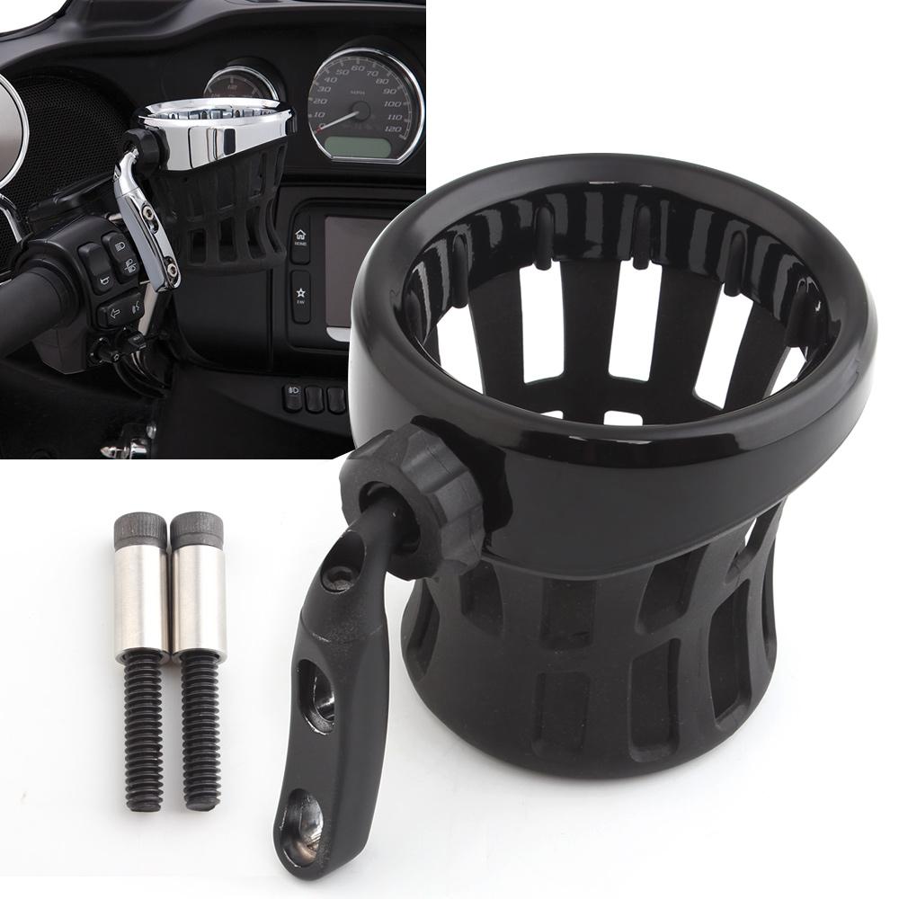 Motorcycle Handlebar Mounted Drink Cup Driver Drink Cup Holder Fits For Harley-Davidson Cross Bones (EFI) - FLSTSB 2008 - 2011