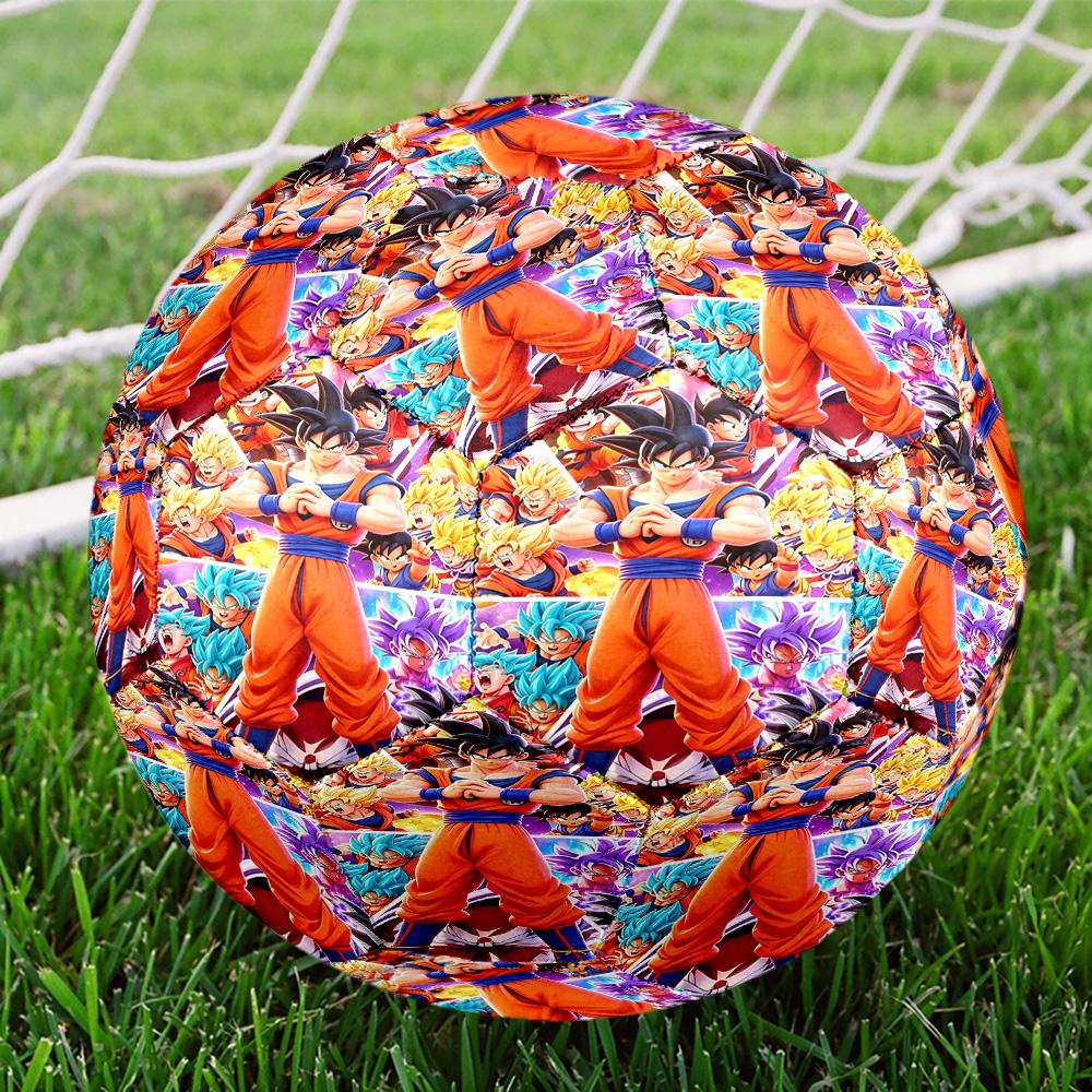 DRAGON BALL Print Size 5 Soccer Ball, Standard Match Football for Sports Game and Team Practice, Ideal Gift for Soccer Fans