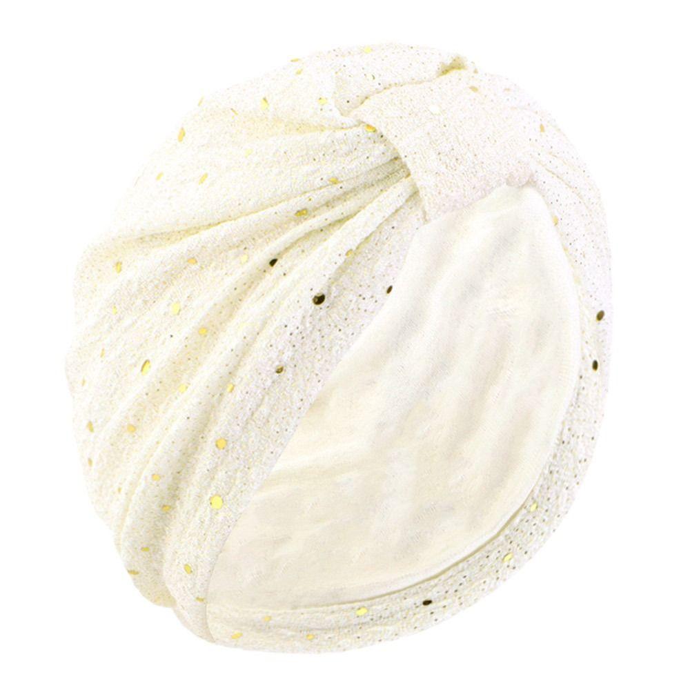 Shiny Muslim Hijab Knotted Headscarf Casual Bandanas