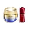 SHISEIDO Vital Perfection Moisturizer Kit Quasi-Drug Advance Cream Soft 50g + Ultimune Special Size (Essence 10ml) Eye Floral Scent Firming Dryness