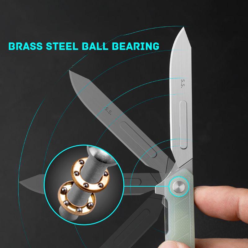 NEW The PEI/G10 Handle Folding Knife Suitable For A Variety Of Scalpel Blades Mini Portable EDC Utility Knife With NO60 Blades
