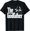 Der Pate Original Weißer Titel-Logo T-Shirt Klein