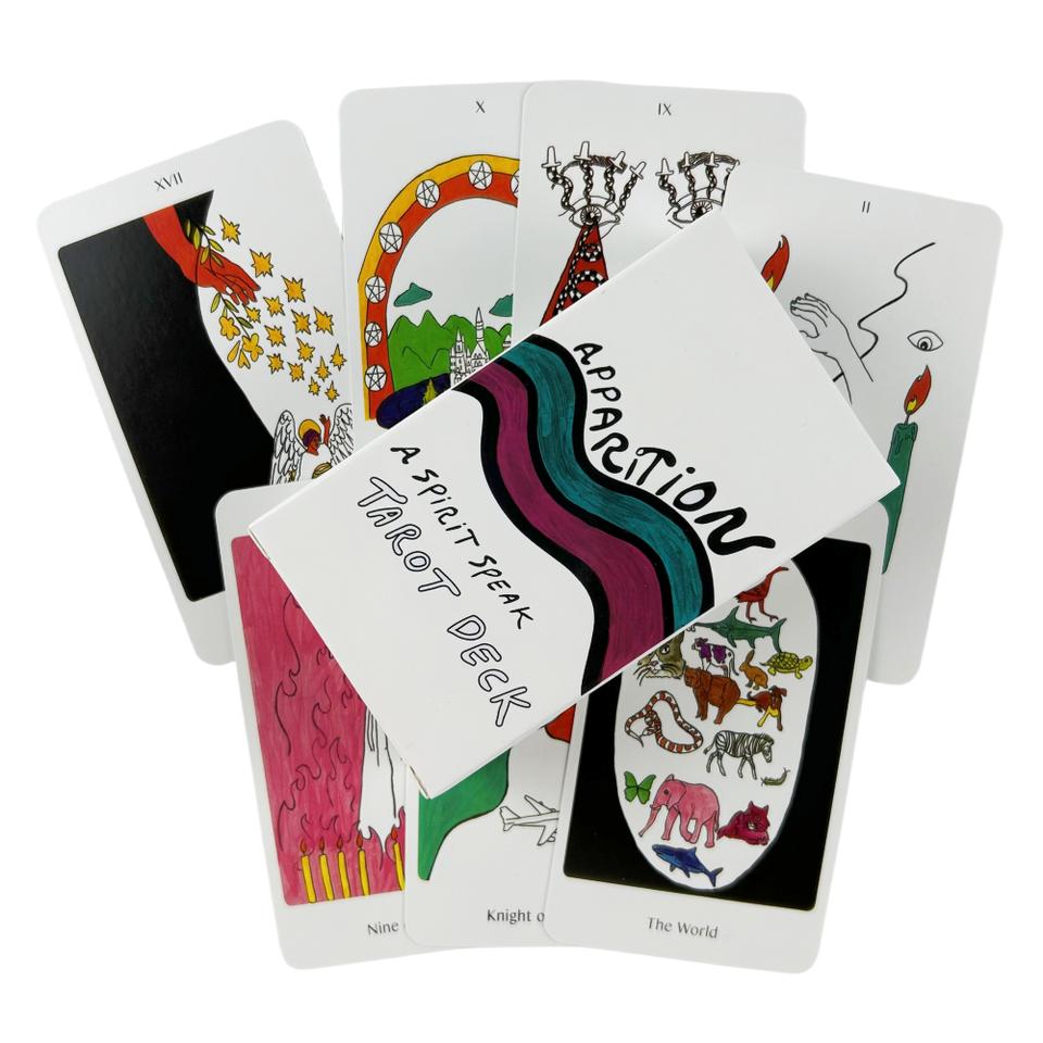 Ghost Spirit Speaking Tarot Cards A 78 Deck For Beginners Oracle English Visions Divination Edition Borad Playing Games