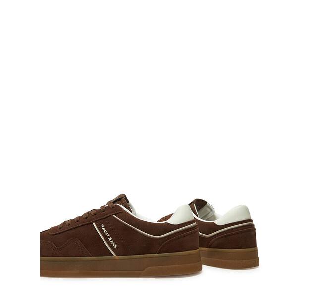 Мужские кроссовки Tommy Jeans The greenwich замша em0em01516 коричневые