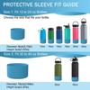 Cup Accessories Water Bottle Pad Anti-Slip Protective Case for Aquaflash/HydroFlask  12-40 oz