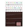 Piano Keyboard Sticker 88/61/54/49 Key Electronic Keyboard Key Piano Stave Note Sticker Musical
