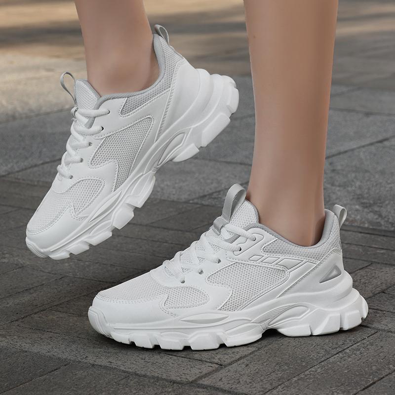 Women Spring Autumn Chunky Sneakers Fashion Breathable Mesh Outdoor Tennis Platform Shoes For Women Lightweight Designer Shoes
