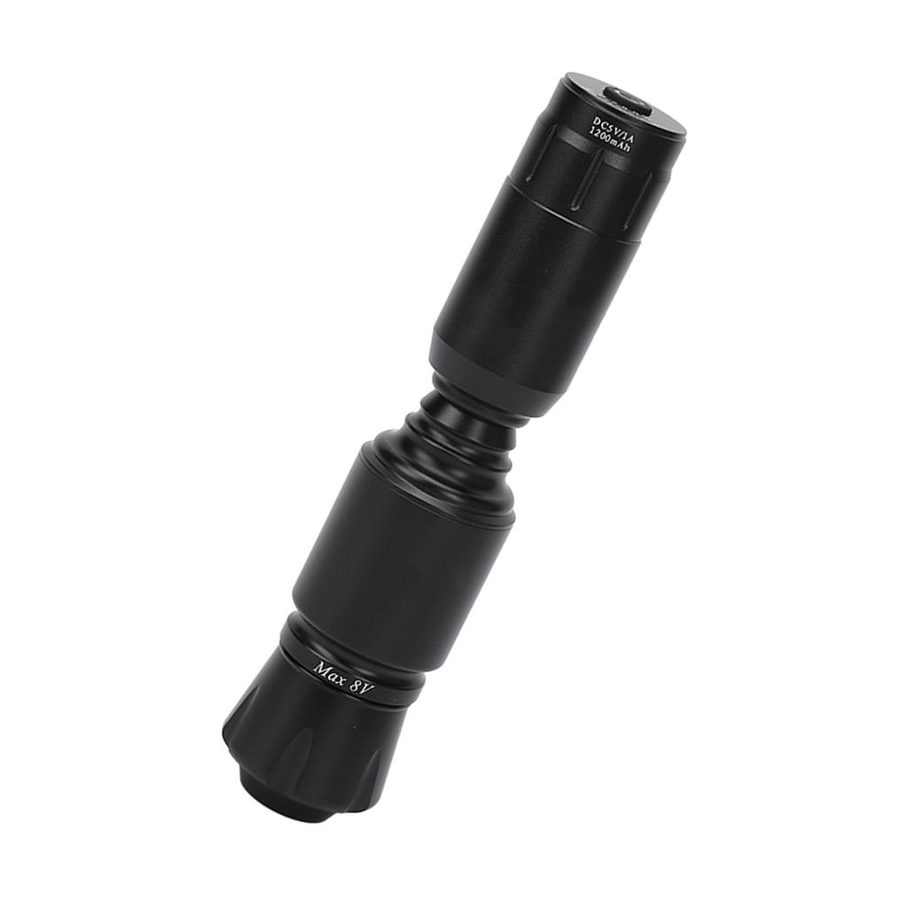 Wireless Motor Tattoo Machine Professional 1200mAh Battery RCA Rotary Tattoo Pen for Tattoo Artist Black