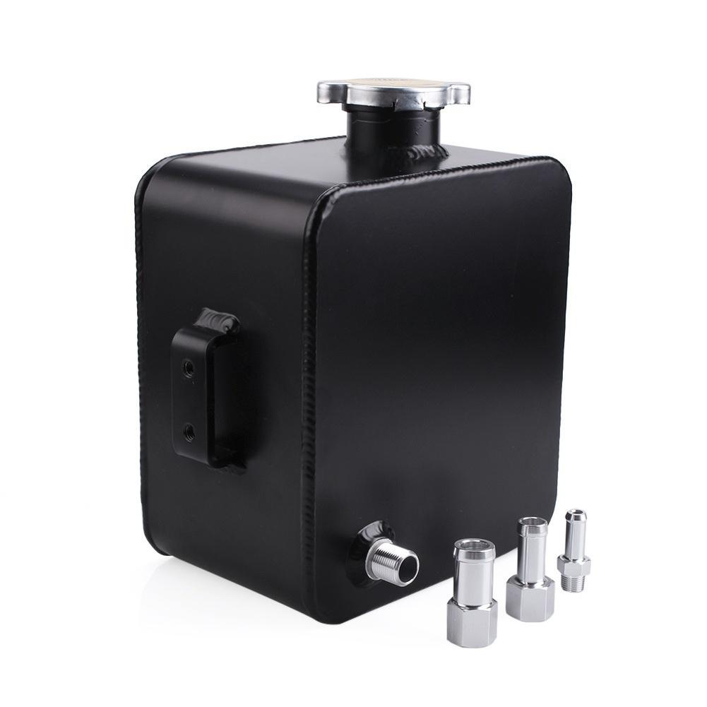 Serbatoio di Espansione Radiatore 2.5L in Alluminio Serbatoio di Sfiato Liquido di Raffreddamento Compatibile con Modelli di Veicoli Raffreddamento Efficiente
