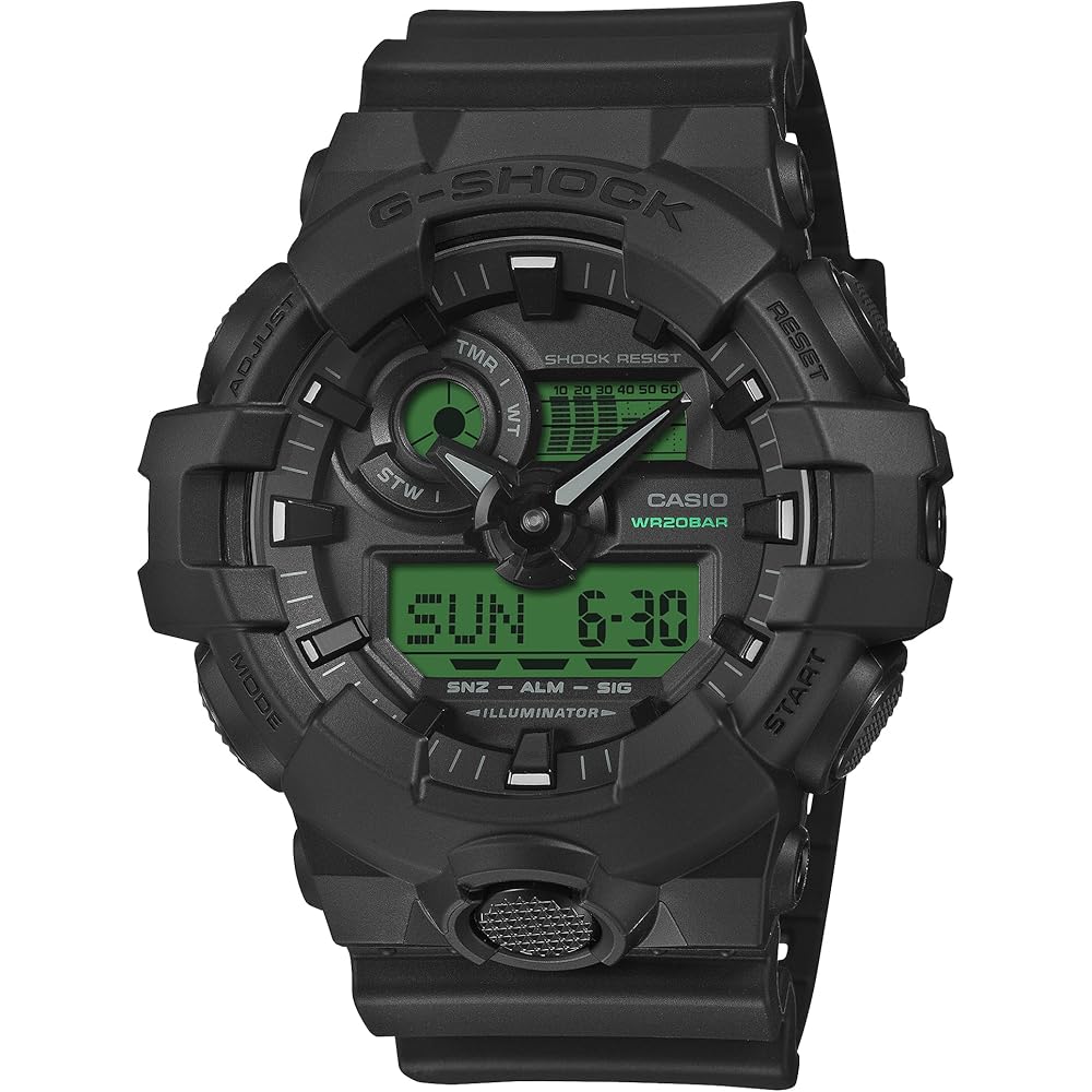 Casio G-Shock GA-700BEG-1AJF Men s Watch Black Analog Digital Waterproof