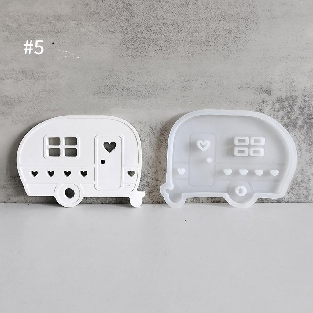 Robustní silikonová forma Malé panely autobusů Vzory Přenosná pro řemeslné potřeby a projekty dekorativního osvětlení Ornament