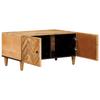 Coffee Table Brown 80 x 50 x 40 cm Solid Mango Wood