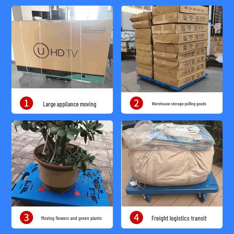 Heavy-Duty Flatbed Dolly Cart