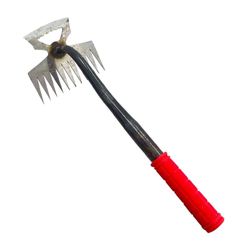 Multi-Functional Weeding Tools: Hoe, Rake, Soil Loosener, Shovel & Root Puller for Wild Vegetables