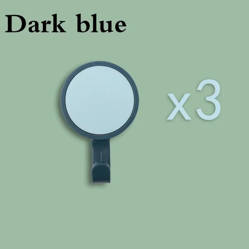 3pcs/set Nordic Style Wall Hanger Hook 360 Degree Rotatable Seamless Adhesive Spinning Hanging Hooks Bathroom Organizer