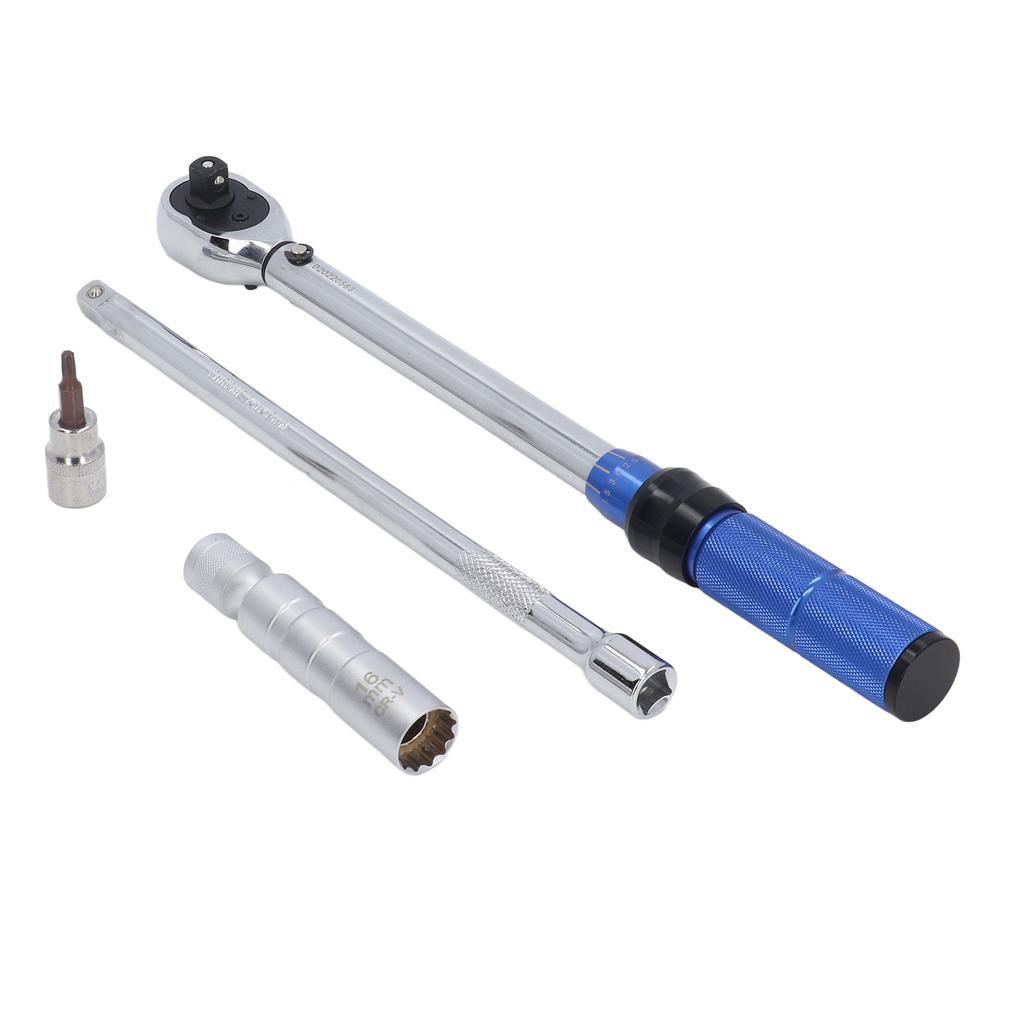 7-teiliger Torsionsschlüssel, 38-Zoll-Antrieb, Klick-Torsionsschlüssel mit 14 mm 16 mm Zündkerzenstecker für Auto