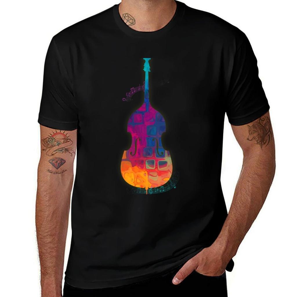 Double Bass Color Tshirt Unisex T Shirts High Quality Luxury Brand T Shirt Unisex Plain Unisex T Shirts For Unisex Casual Tshirt