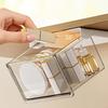 Transparent Under Desk Drawer Organizer Plastic Makeup Storage Container Qtip Holder  Office