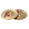1 Pair 5.8in Mini Small Brass Hand Cymbals Gong Band Rhythm Beats Percussion Copper Musical Instrument for Opera and