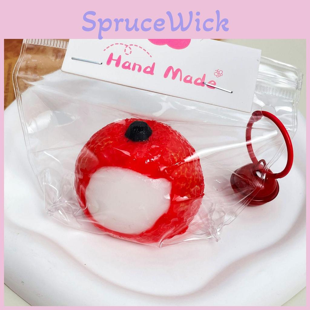 Food Grade Silicone Fruit Squeeze Toy Stress Relief Hand Exercise For Kids And Adults