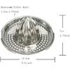 Stainless Steel Lemon Squeezer,Juicer with Bowl Container for Oranges Lemons Fruit Home Made Juice in Kitchen
