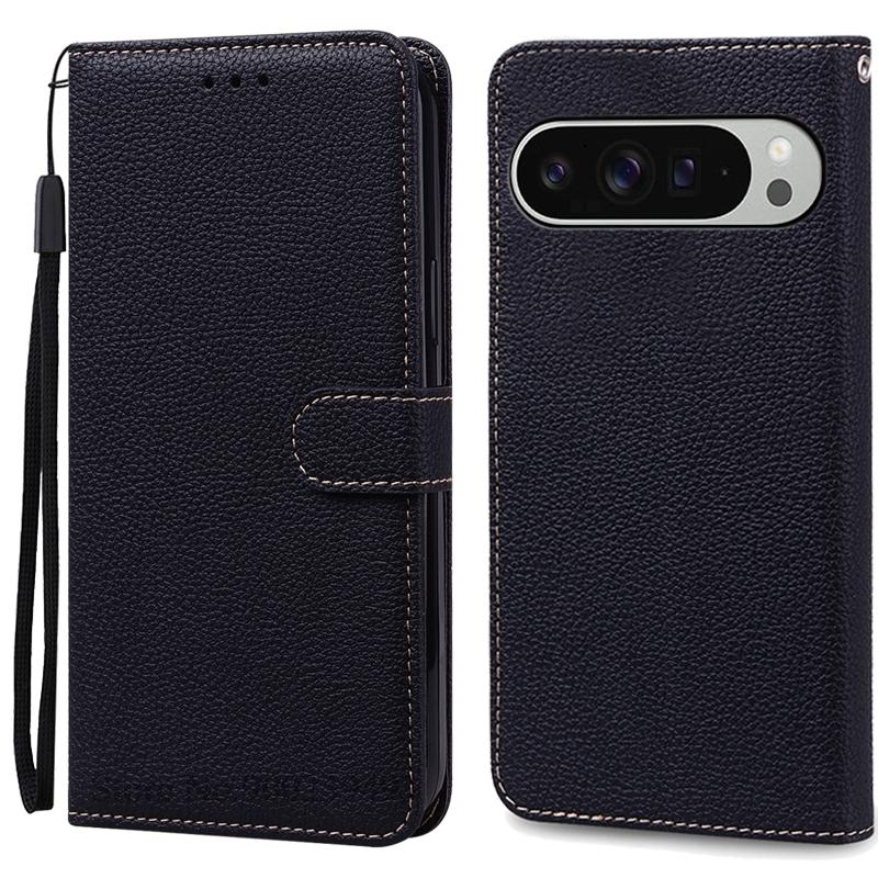 For Google Pixel 9 Pro Case Wallet Flip Leather Cover For Google Pixel 9 Pro XL Case Coque Fundas Wallet Pouch Bags