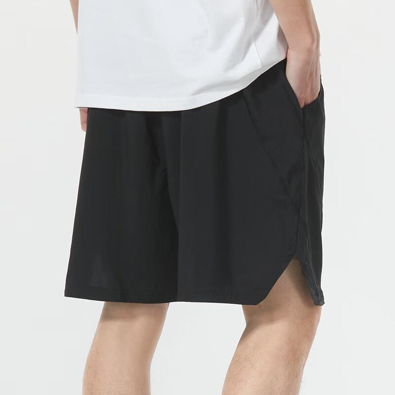 Puma Solid Color Fitness Training Running Casual Quick-Dry Breathable Woven Shorts Men Bottoms Black 521531-01