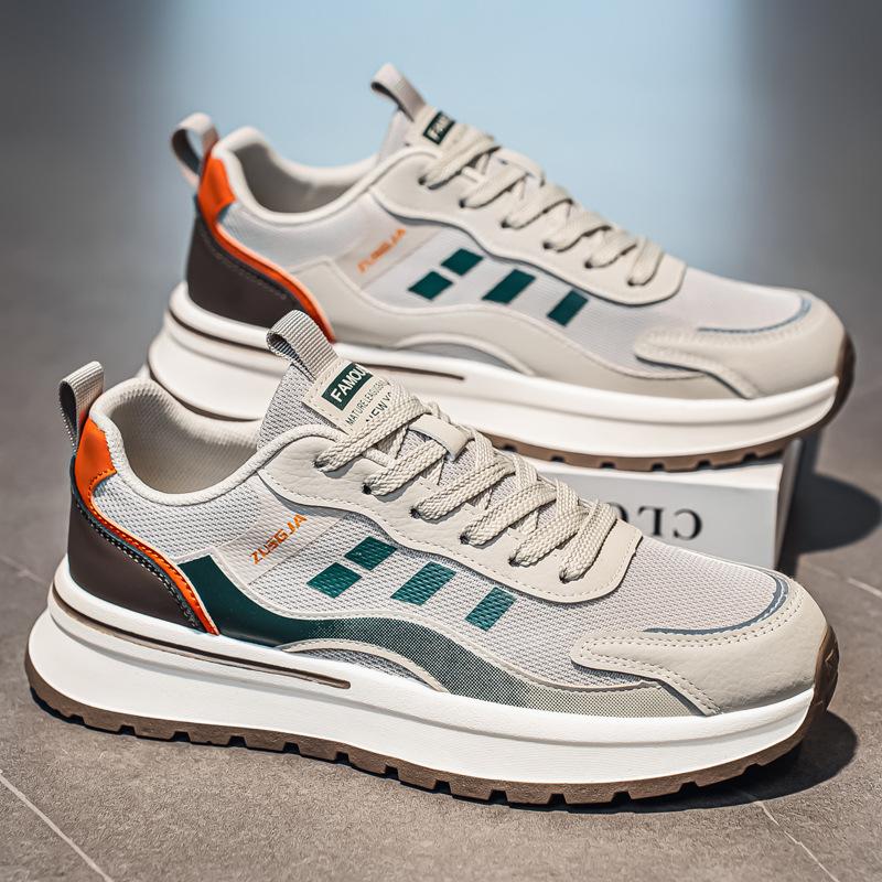 Neue Frühjahrs-Sportschuhe Freizeit Schuhe Jugend Rutschfest Laufschuhe Plateau Forrest Gump Vaterschuhe