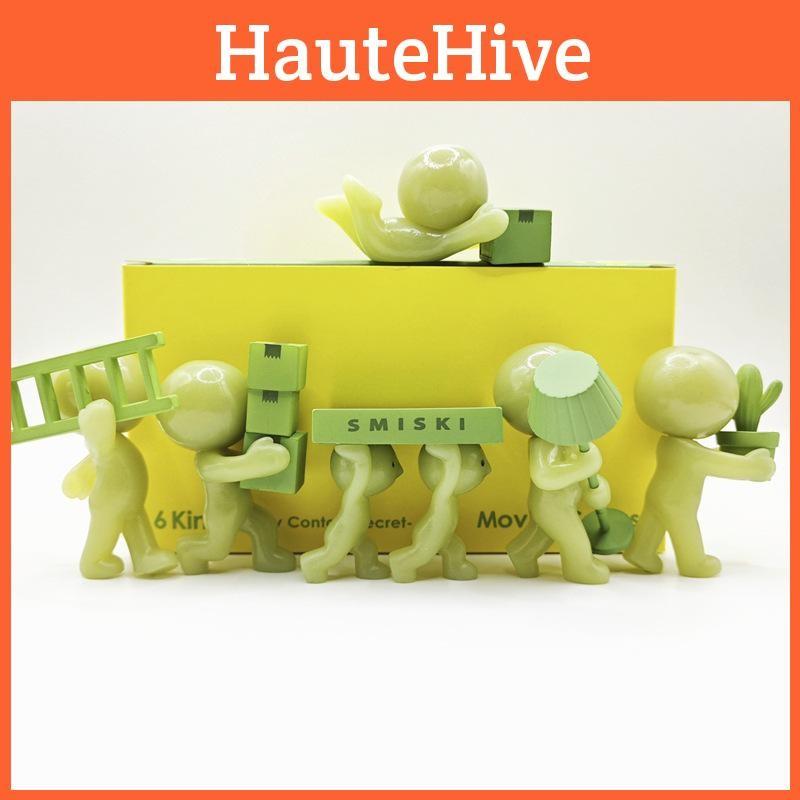 Smiski Luminous Fitness Figures Toy Model For Kids Playroom And Collectors Gift