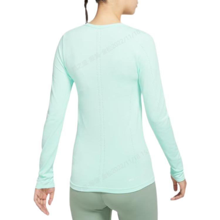 Nike T Shirts Women's Green Crew Neck Moderate DD0594-379