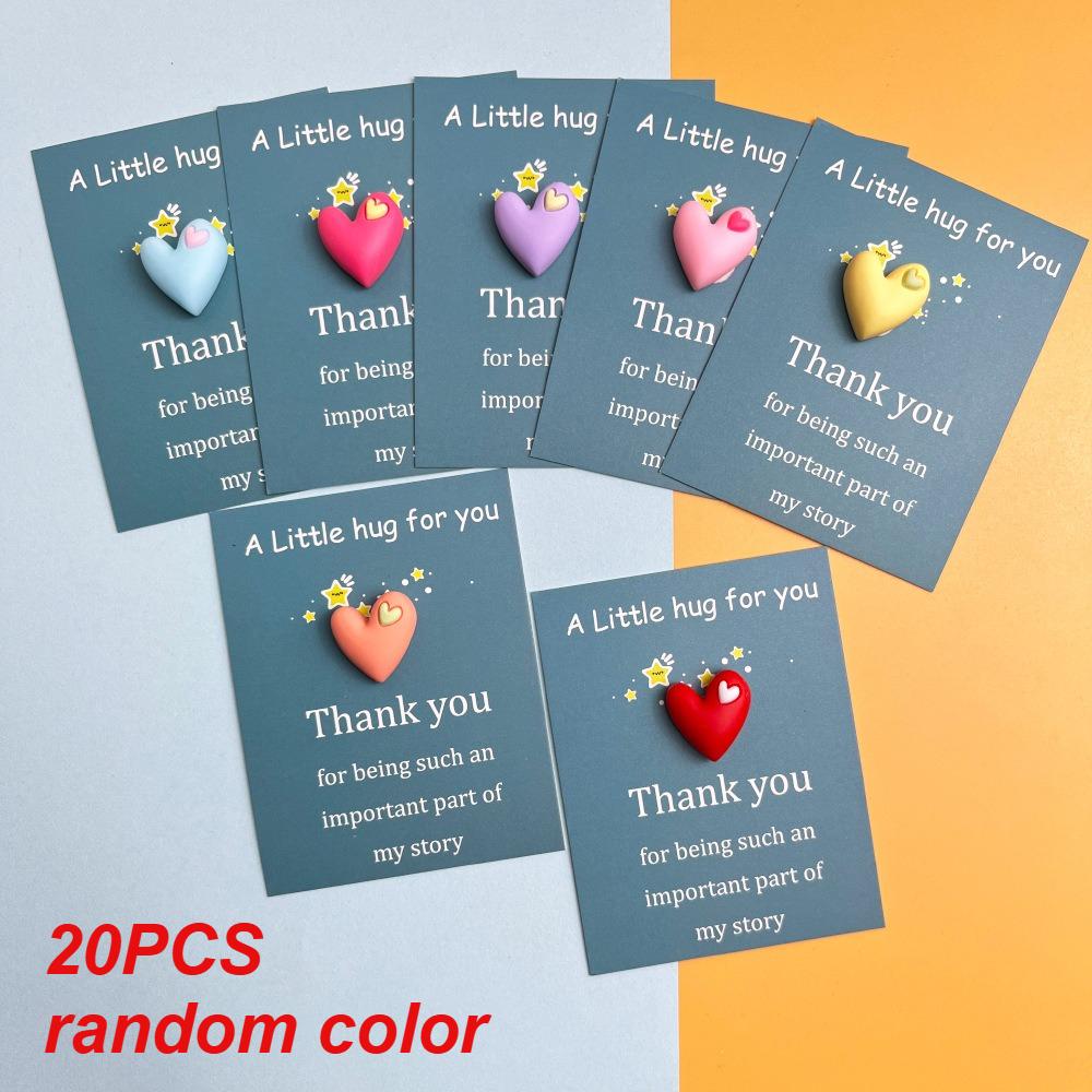 

Pocket Hug Cards Are Suitable for Any Daily Holiday Gift Cards. 20/40/60PCS DIY Resin Frosted Heart Series Blue Cards