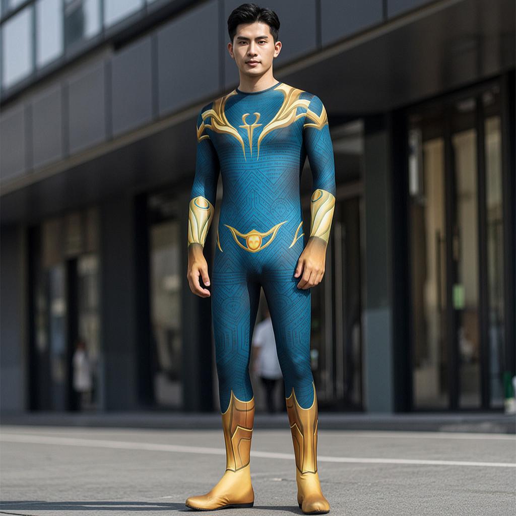 Disfraz Cosplay de Teth Adam para Hombre con Material de Poliéster para Halloween y Role Play de Anime