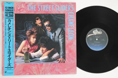 12inch Record STREET SLIDERS  Chameleon 123H150 EPIC Japan Obi Japanese PopRock Used
