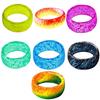 Fashion Colorful Luminous Resin Ring Women Men Fluorescent Glowing Rings