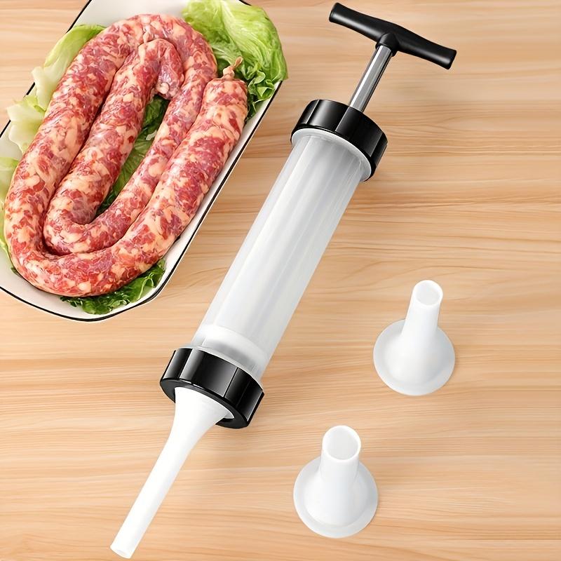 Hot Sale Manual Sausage Filling Machine Meat Stuffer Filler Salami Make Sausage Machine Homemade Sausage Tools Kitchen Supplies
