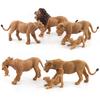 Animal Paradise Forest Animal Cognitive Figure Model Simulation Toy, Lion Family Of Three Optional