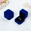 1Pc Showcase Gift Case Wedding Storage Organizer Jewelry Earring Velvet Ring Boxes Flocking