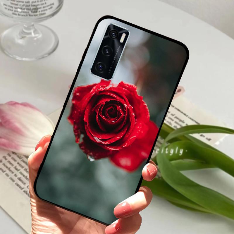 For Vivo V20 SE Case Animal Cartoon Soft Silicone Funda for Vivo V20 SE V2022 V2023 Phone Cover VivoV20SE Black Coque 6.44 inch