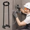 Multifunctional Steel Faucet Wrench for Tight Spaces 360 Degree Rotational Basin Tool In 7 Sizes for Bathroom and Kitchen