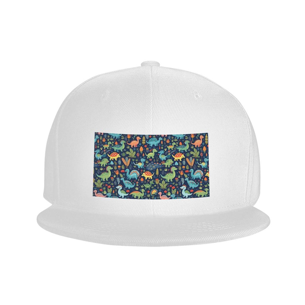 Cartoon Cute Dinosaur Pattern Baseball Caps Snapback Fashion Baseball Hats Breathable Casual Casquette Outdoor for Unisexs Womens