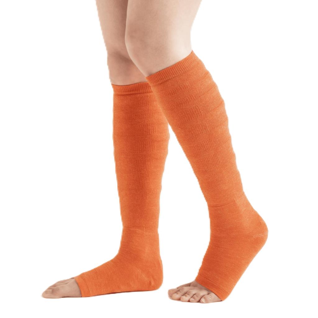 Onmusubi Megurinu (OrangeOne Size Fits Most) Foot Care Leg Supporter (Compression) Socks Socks Compression Socks Warm (Heel CareCold MeasuresCold