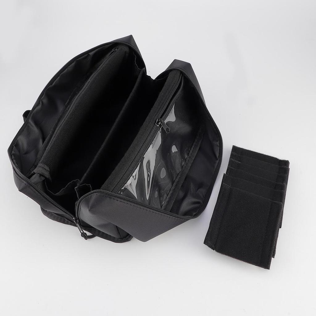 Borsa Portatile Pieghevole per Pennelli da Trucco con Design Autoportante
