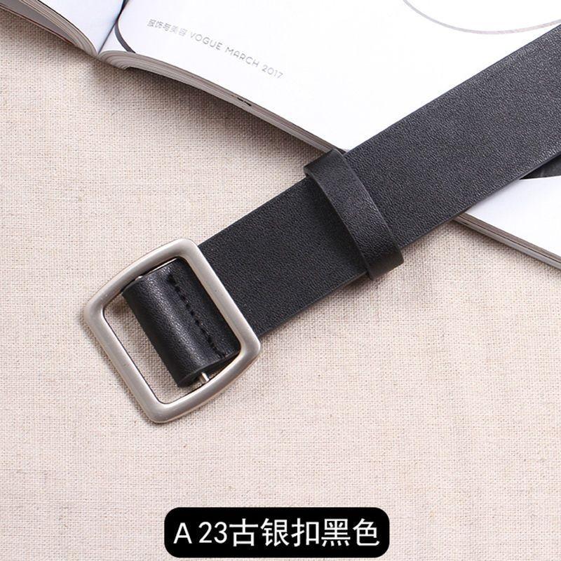 

Минималистичный женский пояс премиум-качества из полиуретана с шикарными вариантами пряжек для создания непринужденного стиля на каждый день Antique Silver