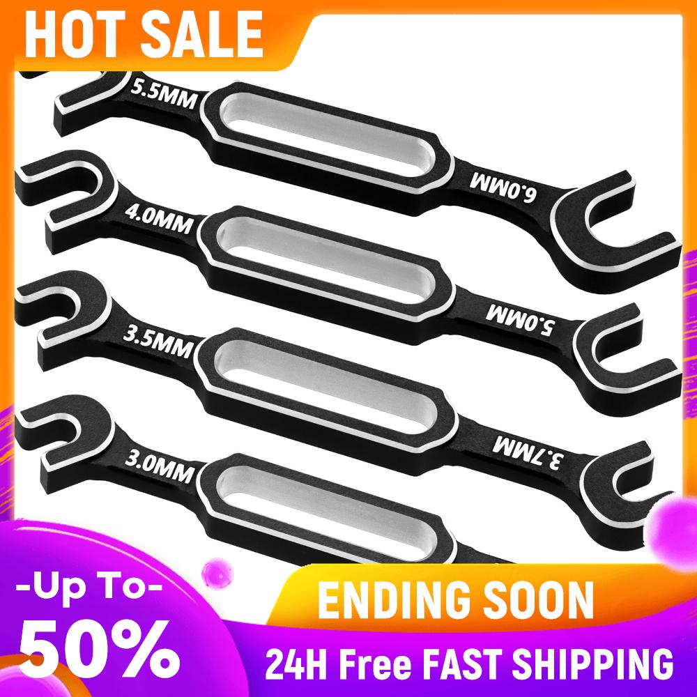 

4PCS Aluminum Alloy Turnbuckle Nut Ball Joint Remover 3-6mm RC Repair Tool for Crawler Car Boat Upgrade Parts China Mainland