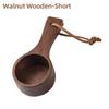 Coffee Scoop with Gram Scale Handmade Wooden Measuring Spoon for Coffee Beans & Powder Kitchen & Travel Coffee Accessory